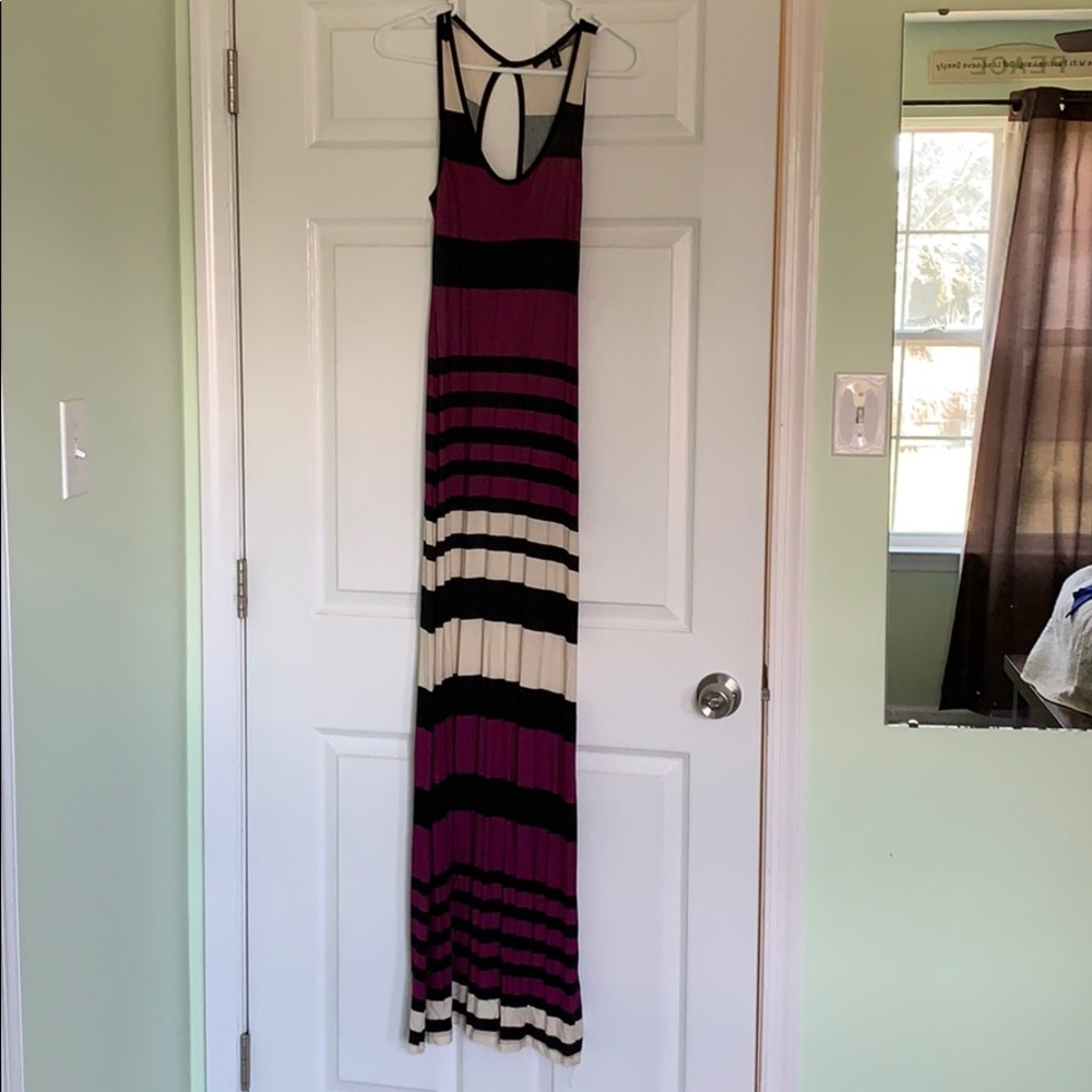 Striped maxi dress